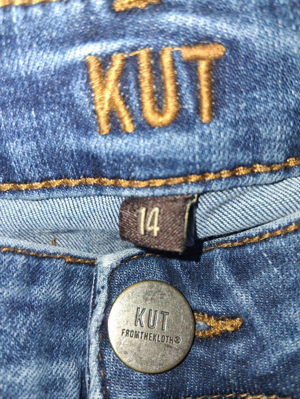 Bundle Of 2 Pair Kut From the Kloth Jeans Size 14 - Picture 3 of 7